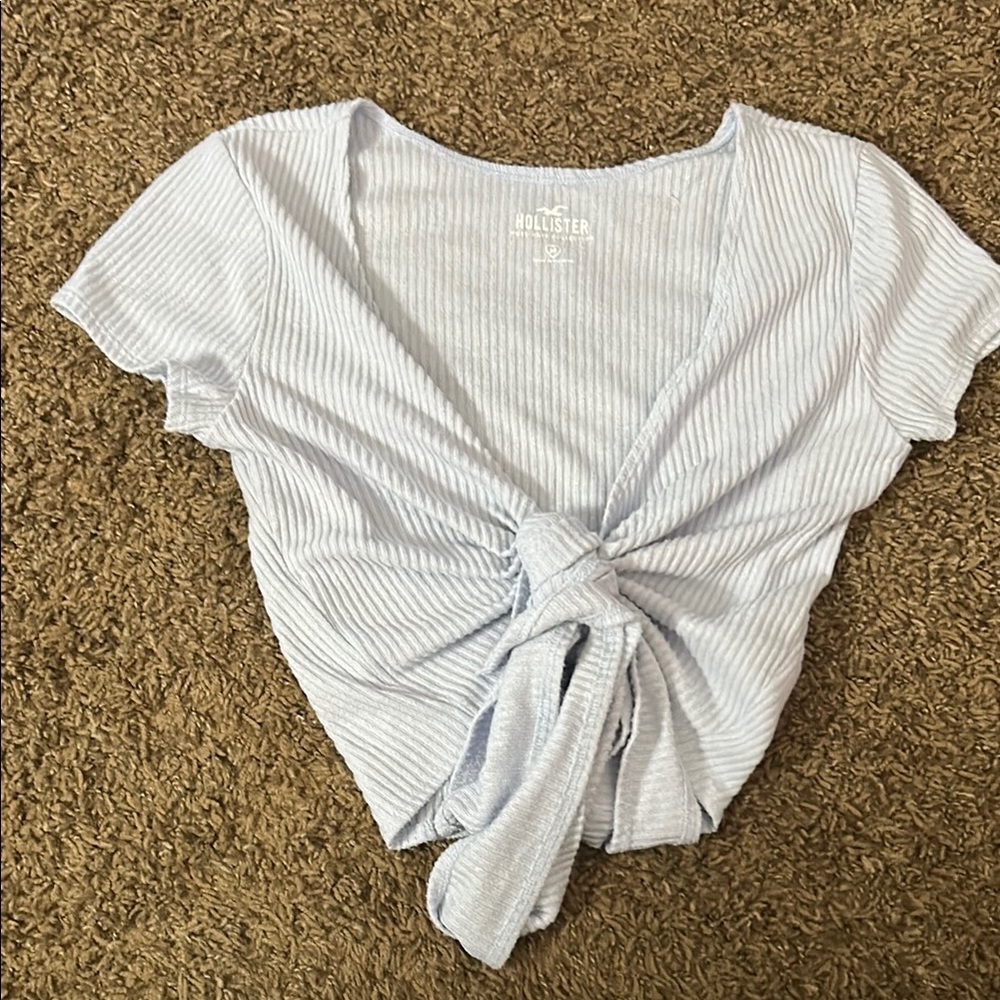 Hollister Sky Blue Knotted Women's Coverup